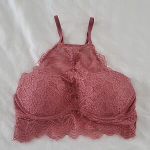 Victoria's Secret PINK Lace Bralette in Mauve